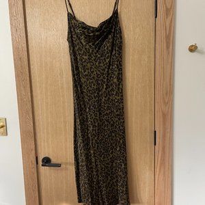 Zara Leopard Print Slipdress